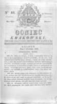 Goniec Krakowski: dziennik polityczny, historyczny i literacki. 1829.04.11 nr44