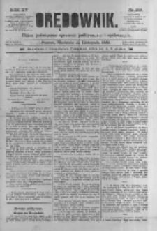 Orędownik: pismo poświęcone sprawom politycznym i sp&oacute;łecznym 1885.11.22 R.15 Nr268
