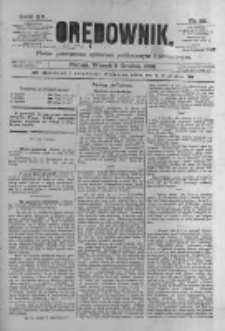Orędownik: pismo poświęcone sprawom politycznym i spółecznym 1885.12.08 R.15 Nr281