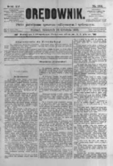 Orędownik: pismo poświęcone sprawom politycznym i sp&oacute;łecznym 1885.12.24 R.15 Nr294