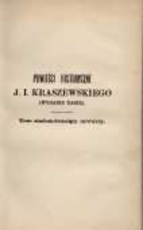 Adama Polanowskiego Dworzanina Kr&oacute;la JMci Jana III notatki ułozone przez J. I. Kraszewskiego. T.2