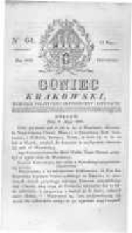 Goniec Krakowski: dziennik polityczny, historyczny i literacki. 1829.05.21 nr61