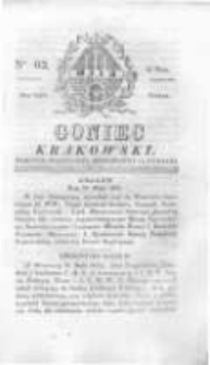 Goniec Krakowski: dziennik polityczny, historyczny i literacki. 1829.05.23 nr62