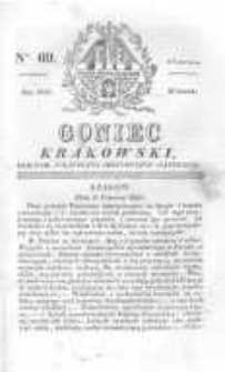 Goniec Krakowski: dziennik polityczny, historyczny i literacki. 1829.06.09 nr69