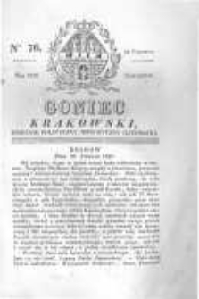 Goniec Krakowski: dziennik polityczny, historyczny i literacki. 1829.06.25 nr76