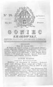 Goniec Krakowski: dziennik polityczny, historyczny i literacki. 1829.06.30 nr78