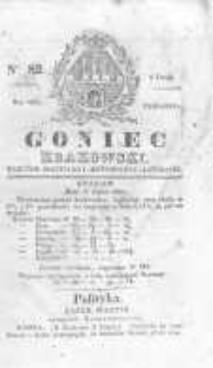 Goniec Krakowski: dziennik polityczny, historyczny i literacki. 1829.07.09 nr82
