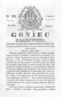 Goniec Krakowski: dziennik polityczny, historyczny i literacki. 1829.08.01 nr92