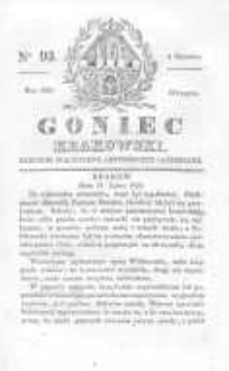 Goniec Krakowski: dziennik polityczny, historyczny i literacki. 1829.08.04 nr93