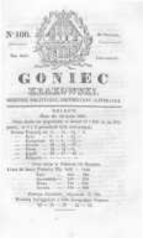 Goniec Krakowski: dziennik polityczny, historyczny i literacki. 1829.08.20 nr100