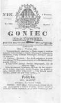 Goniec Krakowski: dziennik polityczny, historyczny i literacki. 1829.09.05 nr107