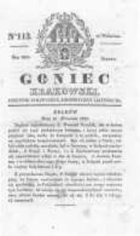 Goniec Krakowski: dziennik polityczny, historyczny i literacki. 1829.09.19 nr113