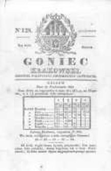 Goniec Krakowski: dziennik polityczny, historyczny i literacki. 1829.10.24 nr128