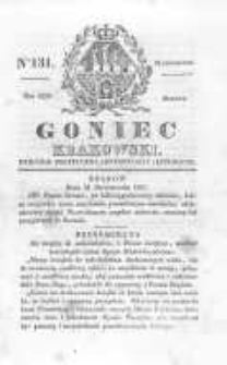 Goniec Krakowski: dziennik polityczny, historyczny i literacki. 1829.10.31 nr131