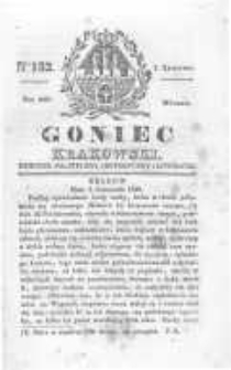 Goniec Krakowski: dziennik polityczny, historyczny i literacki. 1829.11.03 nr132