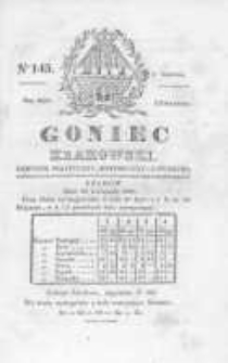 Goniec Krakowski: dziennik polityczny, historyczny i literacki. 1829.12.03 nr145