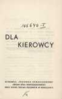 Dla kierowcy