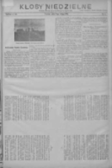 Kłosy Niedzielne: dodatek literacki i powieściowy do "Orędownika" 1912.02.11 Nr6