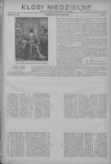 Kłosy Niedzielne: dodatek literacki i powieściowy do "Orędownika" 1912.02.25 Nr8