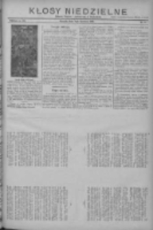 Kłosy Niedzielne: dodatek literacki i powieściowy do "Orędownika" 1912.04.07 Nr14