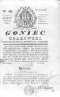 Goniec Krakowski: dziennik polityczny, historyczny i literacki. 1830.07.05 nr80