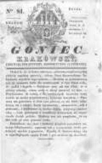 Goniec Krakowski: dziennik polityczny, historyczny i literacki. 1830.07.07 nr81