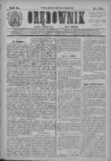 Orędownik: najstarsze ludowe pismo narodowe i katolickie w Wielkopolsce 1910.09.18 R.40 Nr214