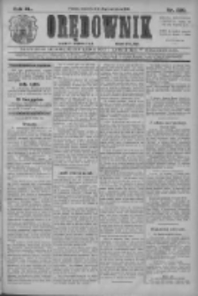 Orędownik: najstarsze ludowe pismo narodowe i katolickie w Wielkopolsce 1910.09.25 R.40 Nr220