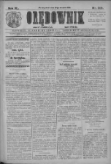 Orędownik: najstarsze ludowe pismo narodowe i katolickie w Wielkopolsce 1910.09.28 R.40 Nr222