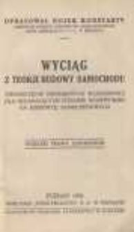 Wyciąg z teorji budowy samochodu : streszczenie niezbędnych wiadomości dla składających egzamin wojew&oacute;dzki na kierowcę samochodowego
