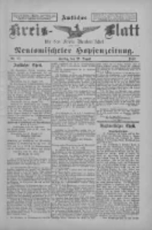 Amtliches Kreis-Blatt für den Kreis Neutomischel: zugleich Neutomischeler Hopfenzeitung 1897.08.27 Nr67