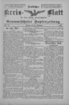 Amtliches Kreis-Blatt für den Kreis Neutomischel: zugleich Neutomischeler Hopfenzeitung 1897.09.10 Nr71