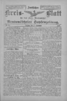 Amtliches Kreis-Blatt für den Kreis Neutomischel: zugleich Neutomischeler Hopfenzeitung 1897.09.21 Nr74
