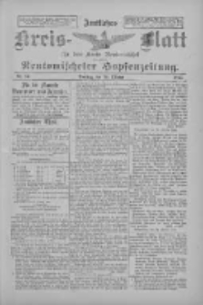 Amtliches Kreis-Blatt für den Kreis Neutomischel: zugleich Neutomischeler Hopfenzeitung 1897.10.26 Nr84