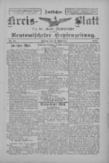 Amtliches Kreis-Blatt für den Kreis Neutomischel: zugleich Neutomischeler Hopfenzeitung 1897.11.12 Nr89