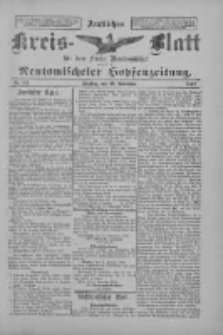 Amtliches Kreis-Blatt für den Kreis Neutomischel: zugleich Neutomischeler Hopfenzeitung 1897.11.23 Nr92