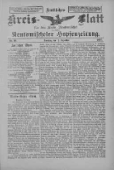 Amtliches Kreis-Blatt für den Kreis Neutomischel: zugleich Neutomischeler Hopfenzeitung 1897.12.07 Nr96