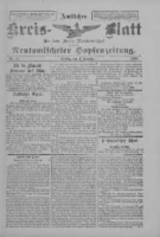 Amtliches Kreis-Blatt f&uuml;r den Kreis Neutomischel: zugleich Neutomischeler Hopfenzeitung 1898.02.04 Nr10