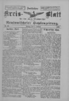 Amtliches Kreis-Blatt f&uuml;r den Kreis Neutomischel: zugleich Neutomischeler Hopfenzeitung 1898.02.11 Nr12