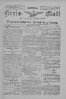 Amtliches Kreis-Blatt f&uuml;r den Kreis Neutomischel: zugleich Neutomischeler Hopfenzeitung 1898.03.25 Nr24