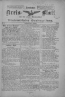 Amtliches Kreis-Blatt f&uuml;r den Kreis Neutomischel: zugleich Neutomischeler Hopfenzeitung 1899.01.03 Nr1