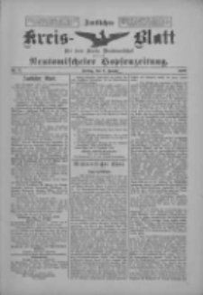 Amtliches Kreis-Blatt für den Kreis Neutomischel: zugleich Neutomischeler Hopfenzeitung 1899.01.06 Nr2