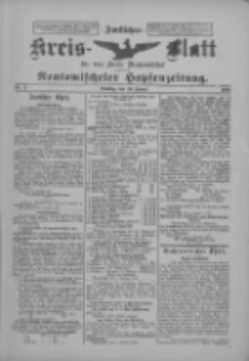 Amtliches Kreis-Blatt für den Kreis Neutomischel: zugleich Neutomischeler Hopfenzeitung 1899.01.10 Nr3