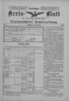 Amtliches Kreis-Blatt f&uuml;r den Kreis Neutomischel: zugleich Neutomischeler Hopfenzeitung 1899.01.17 Nr5