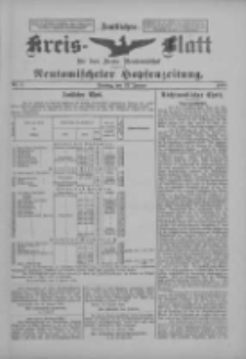 Amtliches Kreis-Blatt f&uuml;r den Kreis Neutomischel: zugleich Neutomischeler Hopfenzeitung 1899.01.24 Nr7