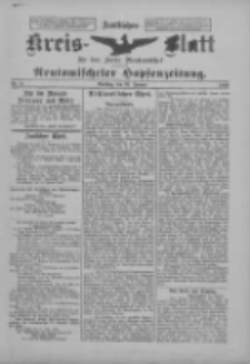 Amtliches Kreis-Blatt f&uuml;r den Kreis Neutomischel: zugleich Neutomischeler Hopfenzeitung 1899.01.31 Nr9