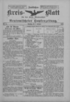 Amtliches Kreis-Blatt f&uuml;r den Kreis Neutomischel: zugleich Neutomischeler Hopfenzeitung 1899.02.07 Nr11