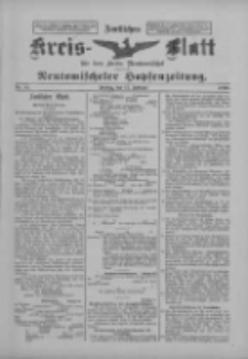 Amtliches Kreis-Blatt f&uuml;r den Kreis Neutomischel: zugleich Neutomischeler Hopfenzeitung 1899.02.17 Nr14