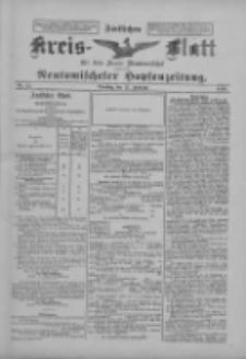 Amtliches Kreis-Blatt f&uuml;r den Kreis Neutomischel: zugleich Neutomischeler Hopfenzeitung 1899.02.21 Nr15