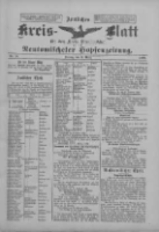 Amtliches Kreis-Blatt f&uuml;r den Kreis Neutomischel: zugleich Neutomischeler Hopfenzeitung 1899.03.03 Nr18